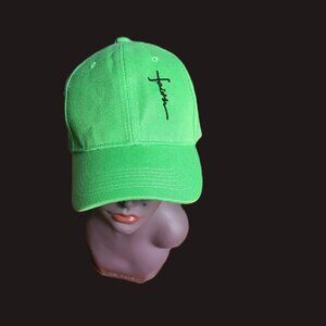 Faith Cap Lime Green
